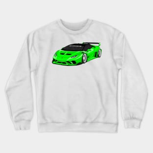 lamborghini huracan LIME Crewneck Sweatshirt